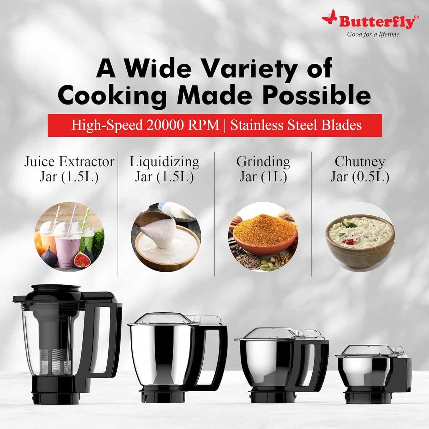 Butterfly Magnum 1.2 Hp Mixer Grinder