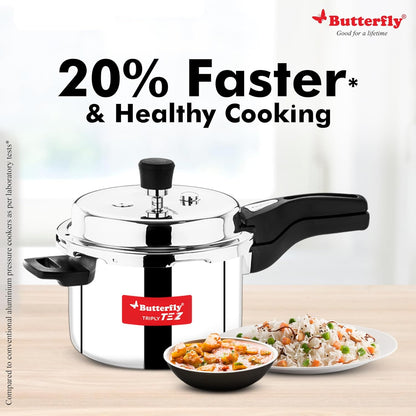 Butterfly 5L Tez Triply Pressure Cooker